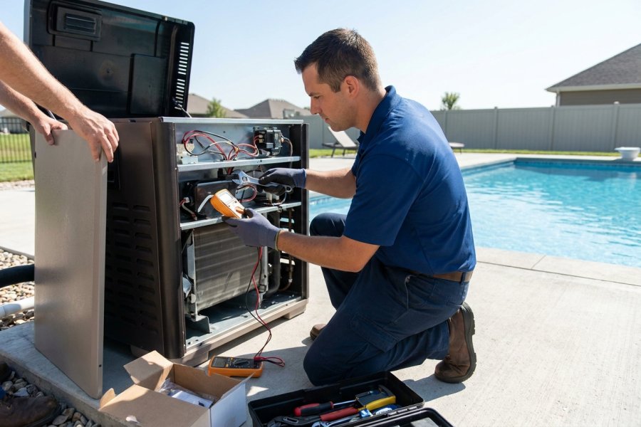 Pool Heater Repair by Apex Pool Equipment Specialists